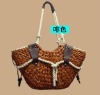 natural straw handbag with natural material handwoven