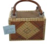 natural wooden or bamboo handbag handle for bags