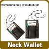 neck wallet/neck purse/PVC wallet/promotional wallet/fashion neck wallet