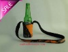 neoprene bottle/can koozies with neck strap