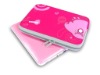 neoprene laptop sleeve pink