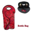 neoprene two packs red wine bottle holder