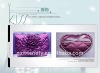 new 2011heart shape design wallets satin bags