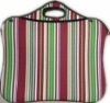 new Polyester stripe laptop bag