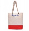 new arrival canvs quality 2012 beach bag with rope handle