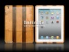 new arrival carbonized combined real wood case for ipad