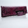 new arrival clear heel PU party bag handle bag ladies' evening bag