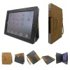 new arrived magnetic slim cowboy with strap wake/up sleep stand case for ipad2