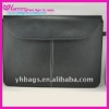 new black pu leather carrying case for ipad2