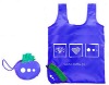 new blue starwberry nylon fold bag reusable bag promotion bag gift bag shopping bag5