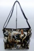 new coming fashionable ladies handbags with customized printing