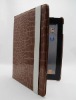 new design-360degree rotating stand leather case with hard casefor ipad2