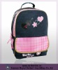 new design backpack school bag in denim