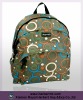 new design branded 600D  backpack in customed pattern