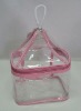 new design clear pvc waterproof zipper bath bag