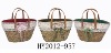 new design fashionable Lesbain bowknot handmade straw braiding handbag