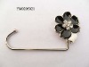 new design  flower shape purse holder black color