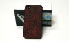new design pc +leather case for iphone 4s
