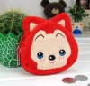 new design promotion fashion fox head coin purses wholesale