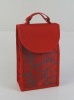 new designer red 600d polyester women inner cool lunch box bag