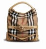 new fashion bundle linear pattern PU leather handbag