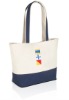 new fashion embroidery canvas tote bag