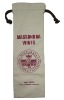 new kinds of cotton drawstring wine bags