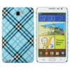 new leather hard back case cover for Samsung Galaxy Note GT-N7000 i9220 Blue