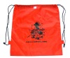 new popular red polyester shopping bag