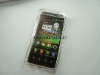 new product clear crystal hard skin cover case for lg optimus 2x / p990