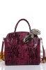 new product patent leather ladies handbag