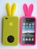 new rabbit shaped silicone case for iphone