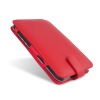 new red Leather case for samsung Galaxy Tab P1000