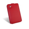 new red Leather case for samsung Galaxy Tab P1000