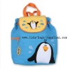 new style cute animal Quilted schoolbag,lovely zoo backpack,kids bag,