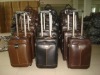 new style fashion leather  pu  luggage trolley case