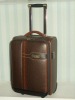 new style fashion leather  pu  luggage trolley case