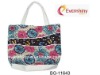 new style flower printed women bags 2012 with handle