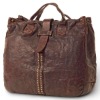 new style large Leather PU Shopping Bag tote bag travel handbag
