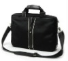 new style nylon and leather briefcase