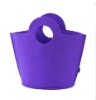 new style purple bamboo fiber non woven tote bag