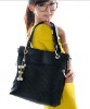 newest design black tote handbag