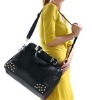 newest design black tote handbag