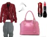 newest design fushia tote handbag