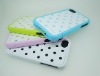 newest design sweety polka dots design hard cover case for iphone 4g 4s