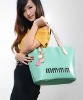 newest design tote handbag with print grapheme