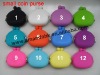 newest fashion ladies silicone coin purse   ,