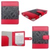 newest fashion leather case for kindle4 e-book