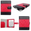 newest fashion leather case for kindle4 e-book