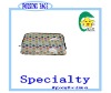 newest material laminated white cotton documents pouch